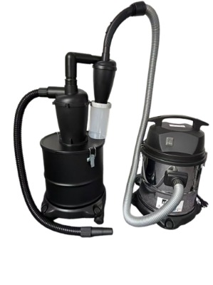 two stages cyclone dust collector with industrial vacuum cleaner